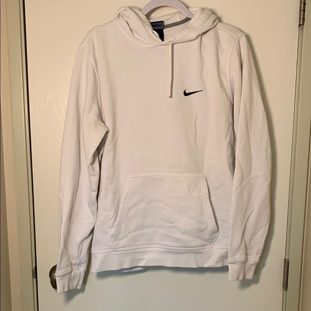 Nike Men's White Hoodie